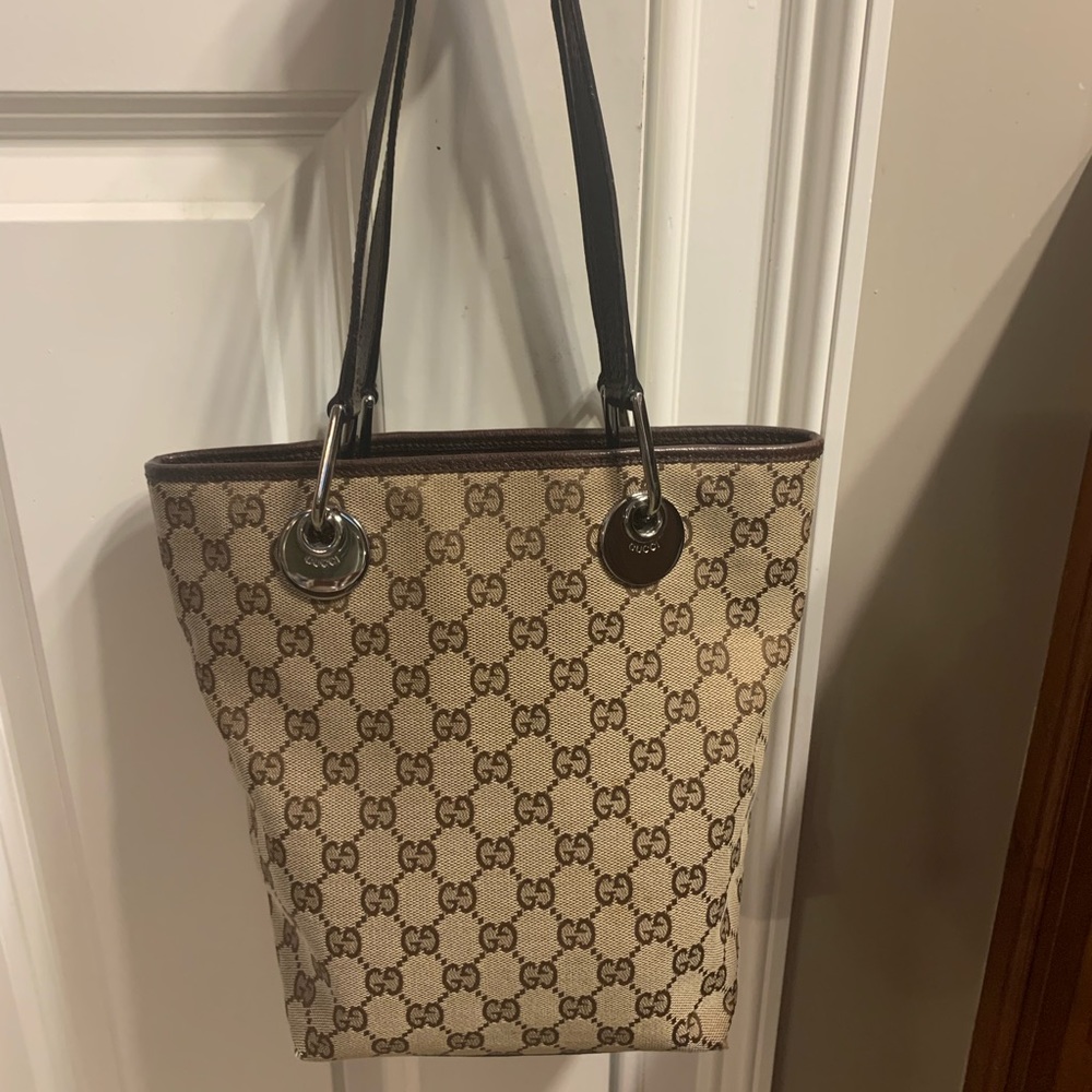 Authentic Gucci Eclipse Gg Supreme Guccissima Can… - image 2